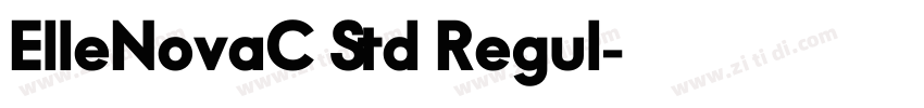 ElleNovaC Std Regul字体转换